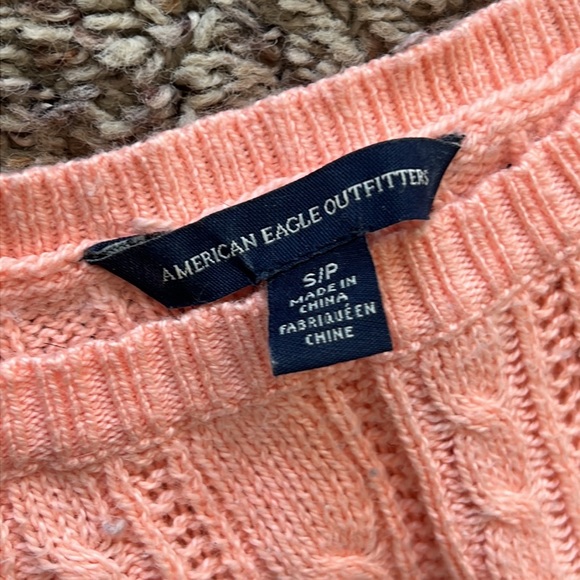 American Eagle Outfitters S/P peach sweater - Picture 2 of 2